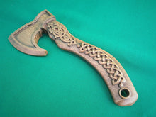 Load image into Gallery viewer, Viking Ax made of oak, Odin's Axe, Viking Decor Scandinavian, Norse mythology