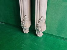 Load image into Gallery viewer, Carved Cabriole Legs of wood, Set of 2pc, for the dresser, coffee table, for furniture restoration