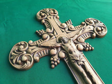Load image into Gallery viewer, Wooden Crucifix, Catholic cross, carved wooden cross, wooden cross, Catholic cross, Jesus Christ