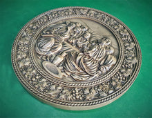 Load image into Gallery viewer, Last Supper Round, religious carved icon, wood carvings religious gifts 3d last supper