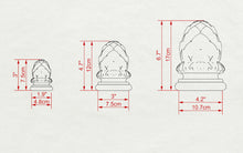 Load image into Gallery viewer, Top Of The Pillar, 1pc, classic style top, baroque style, wooden top, , Top for Stair