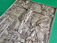 Load image into Gallery viewer, Easter gift Crucifixion of Christ, religious carved icon, wood carvings religious gifts wood wall art