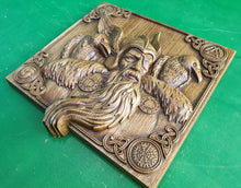 Load image into Gallery viewer, Scandinavian God - Odin, Odin the Allfather, Celtic wood carving, Viking carving