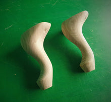 Load image into Gallery viewer, Small Furniture  Legs, Set 2pc, for the table, classic style legs, baroque legs, wooden legs