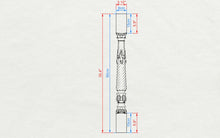 Load image into Gallery viewer, Wooden baluster for the stairs or balustrade, carved banister of wood, stair balusters, Custom size wood balusters for stairs