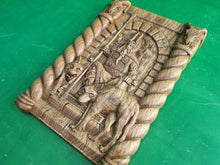 Load image into Gallery viewer, Odin the Allfather, Scandinavian God - Odin, Celtic wood carving, Viking carving, wooden carving