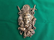 Load image into Gallery viewer, Loki God sculpture made of Wood, Home altar, heathen god and goddess altar mythology wood sculpture Scandinavian gods