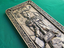 Load image into Gallery viewer, Thor, Norse pantheon, Wood, viking pagan, mythology, asatru, heathen god and goddess, Scandinavian gods, altar, wood sculpture