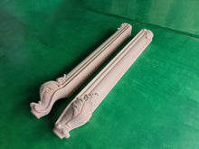 Load image into Gallery viewer, Carved Cabriole Legs of wood, Set of 2pc, for the dresser, coffee table, for furniture restoration