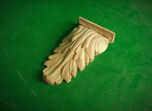 Load image into Gallery viewer, Carved Wooden Corbel, Home Wall Embellishments, wood onlays, wood wall art decor
