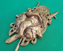 Load image into Gallery viewer, Odin Scandinavian God, Odin the Allfather, Celtic wood carving, Viking carving