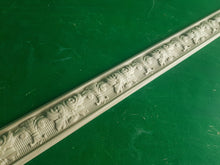 Load image into Gallery viewer, Ornament in baroque style 40" Carved wooden Baguette, Carved timber unfinished wood trim moulding corner piece for craft woodwork projects