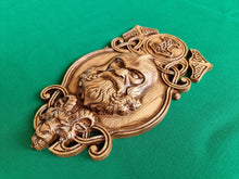 Load image into Gallery viewer, Thor statue, Pagan altar, Norse mythology, Celtic wood carving, Viking decor Wood sculpture