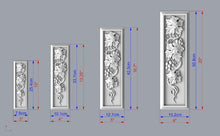 Load image into Gallery viewer, Millwork Wood Onlays For Fireplace, Interior decor appliques, 1pc, Home Wall Embellishments, Furniture Carving, Wood Onlay