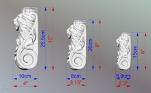 Load image into Gallery viewer, Antique-Style Carved Architectural Corbel Lion, Unpainted, 1pc