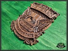 Load image into Gallery viewer, I am a veteran, carved panel of wood, Veterans day gift, American military
