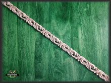 Load image into Gallery viewer, Ornamental Baroque Style Frieze Moulding, 40" Carved wooden Baguette, Carved timber unfinished wood trim moulding corner piece