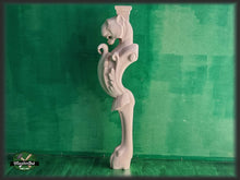 Load image into Gallery viewer, Lion Carved Leg, Lion post of wood