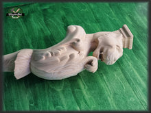 Load image into Gallery viewer, Lion Carved Leg, Lion post of wood