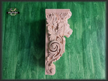 Load image into Gallery viewer, Corbel Lion of wood, Unpainted, Decorative Carved Wooden Corbel, 1pc, Home Wall Embellishments, wood onlays, wood wall art decor