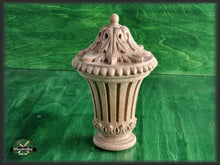 Load image into Gallery viewer, Carved Newel Post Caps, Ornate Decorative Newel Post Wooden Finial