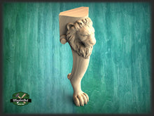 Load image into Gallery viewer, Table Leg Antique Style With Lion Head And Paw, 1 piece