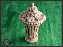 Load image into Gallery viewer, Carved Newel Post Caps, Ornate Decorative Newel Post Wooden Finial