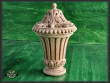 Load image into Gallery viewer, Carved Newel Post Caps, Ornate Decorative Newel Post Wooden Finial