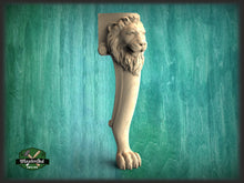 Load image into Gallery viewer, Table Leg Antique Style With Lion Head And Paw, 1 piece