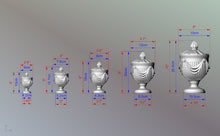 Load image into Gallery viewer, Bed Post Finials, Staircase Newel Post Cap