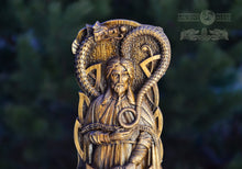 Load image into Gallery viewer, Loki, Loki statue, Viking God, Norse pantheon, Scandinavian gods altar mythology viking pagan asatru heathen god and goddess