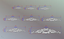 Load image into Gallery viewer, Wood Acorn Carved Horizontal Furniture Applique Onlay, 1pc, Unfinished, Home Wall Embellishments, Furniture Carving, Wood Onlay