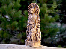 Load image into Gallery viewer, Freya, Freyja statue, norse pantheon, viking pagan asatru heathen goddess and god scandinavian gods altar mythology