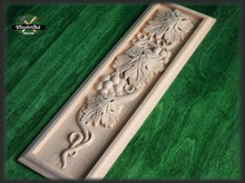 Load image into Gallery viewer, Millwork Wood Onlays For Fireplace, Interior decor appliques, 1pc, Home Wall Embellishments, Furniture Carving, Wood Onlay