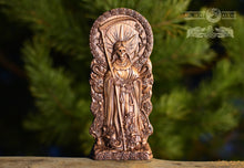 Load image into Gallery viewer, Santa Muerte goddess statuette, Holy Death, for home altar, Catholicism, Hinduism, wicca, statue, witches
