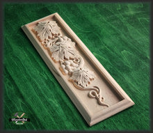 Load image into Gallery viewer, Millwork Wood Onlays For Fireplace, Interior decor appliques, 1pc, Home Wall Embellishments, Furniture Carving, Wood Onlay