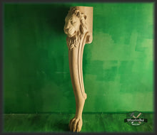 Load image into Gallery viewer, Table Leg Antique Style With Lion Head And Paw, 1 piece