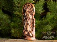 Load image into Gallery viewer, Hel, Hel statue, norse goddess, norse pantheon, viking pagan asatru heathen goddess and god scandinavian gods altar mythology