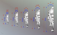 Load image into Gallery viewer, Green Man Onlay, Decorative Wooden Corbel, Antique Wood Shelf Bracket, Cornice Corbel Entablature