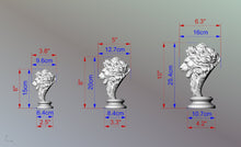 Load image into Gallery viewer, Lion Wooden Finial, Lion statue for Staircase Newel Post, Lion finial bed post, Lion statue of wood