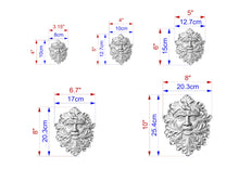 Load image into Gallery viewer, Greenman Wall Plaque, Greenman Plaque, Wooden Greenman, Green Man, Greenman Carving, Greenman Wood Art