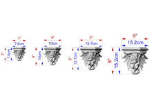 Load image into Gallery viewer, Devil Gargoyle of wood, Carved Gothic Corbel Gargoyle, Fireplace Figure, Devil Victorian Wall Hanging