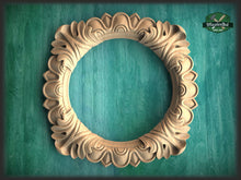 Load image into Gallery viewer, Chandelier Decor, Round Architectural Applique Rosette Onlay Detailed Acanthus Ornamentation