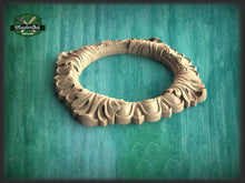 Load image into Gallery viewer, Chandelier Decor, Round Architectural Applique Rosette Onlay Detailed Acanthus Ornamentation