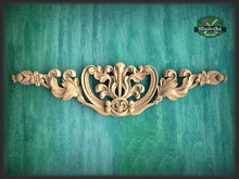 Load image into Gallery viewer, Wooden Applique for Furniture Wholesale Supplier, Wood Onlay, 1pc, Home Wall Embellishments, Furniture Carving, Wood Onlay