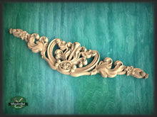 Load image into Gallery viewer, Wooden Applique for Furniture Wholesale Supplier, Wood Onlay, 1pc, Home Wall Embellishments, Furniture Carving, Wood Onlay