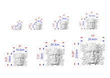 Load image into Gallery viewer, Green man Wall Plaque, Wooden Green Man, Green Man of wood, Wood Green Man, Oak Green Man Plaque, Green Man carved