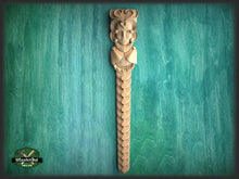 Load image into Gallery viewer, Caryatid Carved Corbel, Unpainted, Decorative Caryatid of wood, 1pc, Home Wall Embellishments, wood onlays
