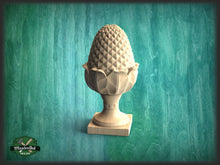 Load image into Gallery viewer, Antique Newel Post Cap, 1pc, classical style, baroque style, wooden top, top of the pillar