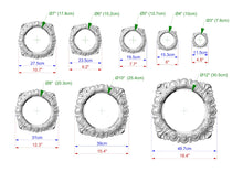 Load image into Gallery viewer, Chandelier Decor, Round Architectural Applique Rosette Onlay Detailed Acanthus Ornamentation